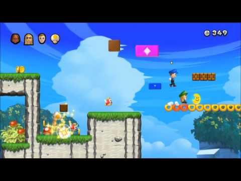 New Super Mario Bros. U Multiplayer: Vs Round 1