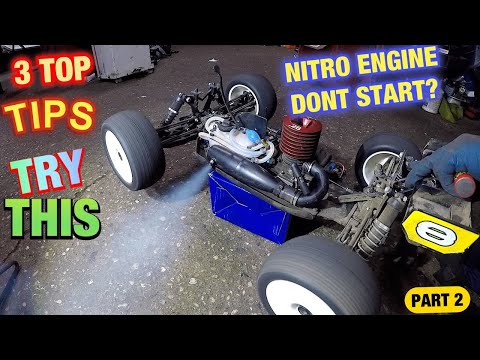 Nitro engine dont start Quick 3 TOP  tips to starting nitro engine Part 2