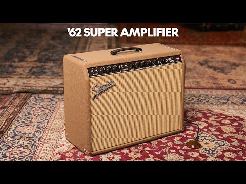 Fender '62 Super Amp Reissue 2-Channel 40-Watt 2x10" Guitar Combo 2025 - Present - Brown / Wheat image 4