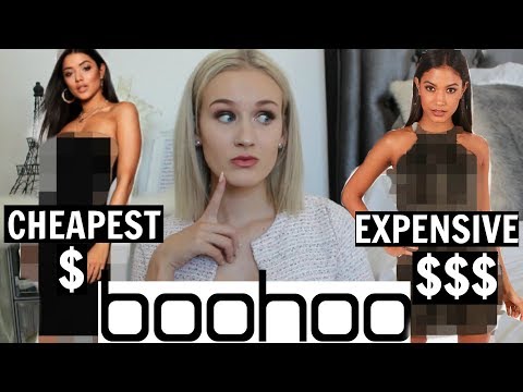 I BOUGHT THE CHEAPEST AND MOST EXPENSIVE OUTFITS ON BOOHOO Video