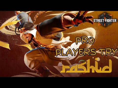 SF6: Pro Players Try Out Rashid | ft. PunkDaGod, Justin Wong, AngryBird, BigBird, and Mike Ross