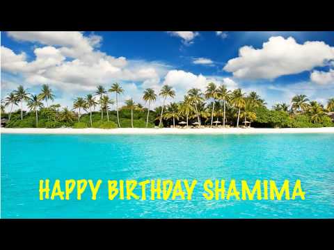Shamima   Beaches Playas - Happy Birthday