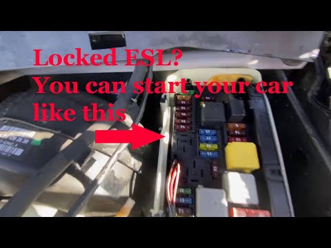 Mercedes C250 C300 no crank no start ESL failed? Here is how to get it started. #shorts