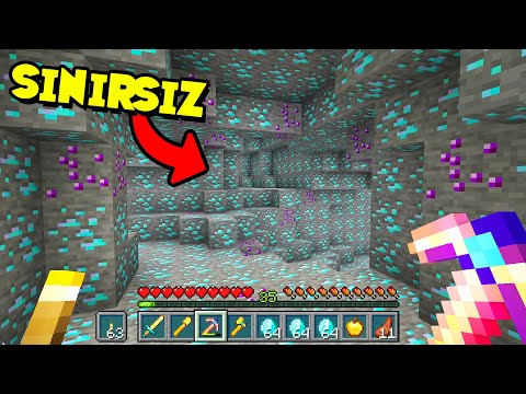 SINIRSIZ ELMAS BULDUM - MİNECRAFT GERÇEK HAYAT #28 - Minecraft