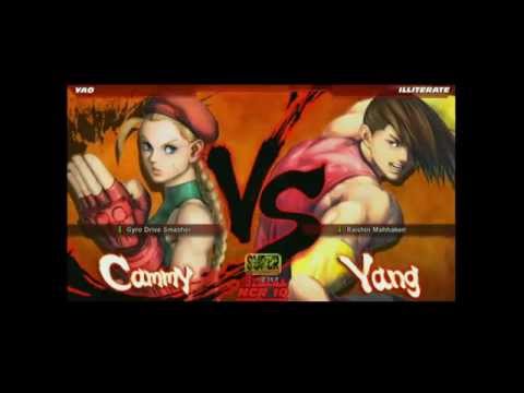 Ya0 (Cammy) vs Illiterate (Yang) AE2012 NCRX POOL F