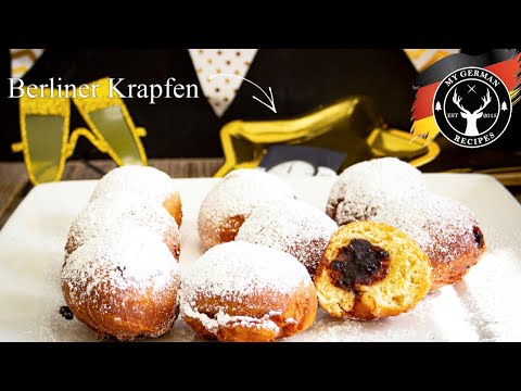 How to make Berliner / Krapfen / Beignets ✪ MyGerman.Recipes
