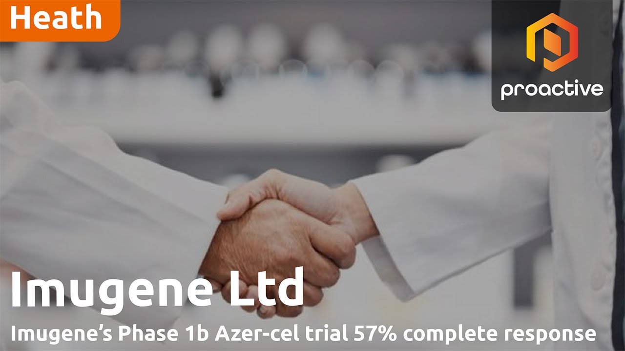 Imugene’s Phase 1b Azer-cel trial 57% complete response rate