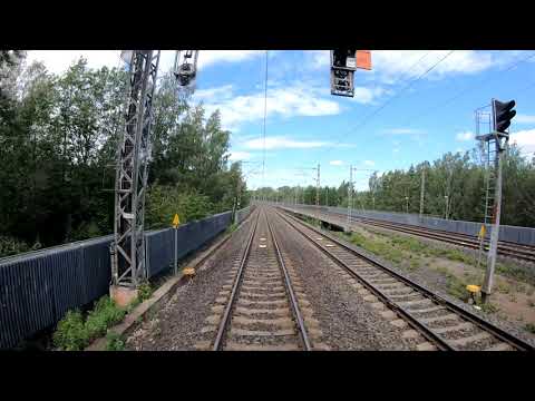 4K Cabview, A-train, Sm5 - FLIRT, Helsinki - Leppävaara - Helsinki