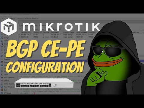 BGP CE-PE Full Lab on MikroTik