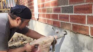 Watch video: Finishing Up Waterproofing The Crawl Spaces...
