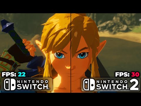 Hyrule Warriors: Age of Calamity | Switch vs Switch 2 | FPS, Graphics & Loading Comparison