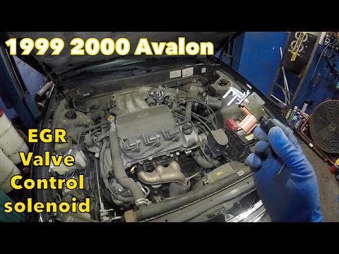 Toyota Avalon 1999 2000 2001 EGR valve solenoid replacement  to fix EGR valve codes