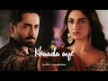 SHER OST Lyrics Translation Eng اردو Khaada Aye Danish Taimoor Sarah Khan