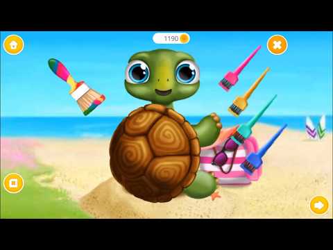 Fun Baby Animals Care Games   Newborn Hatch & Haircut Gameplay #m   Dress Up Hair Salon for Kids