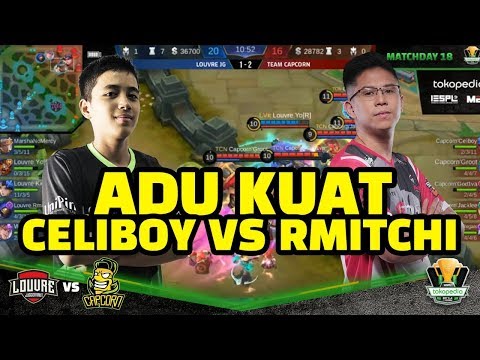 ADU KUAT CELIBOY VS RMITCHI! MLBB LOUVRE JG vs TEAM CAPCORN - TBOF IESPL