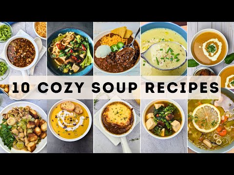 10 Cozy Soup Recipes | Easy Vegan & Vegetarian Soups for Any Season
