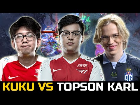 42 MIN INTENSE GAME - KUKU VS TOPSON SANTINO DOTA 2