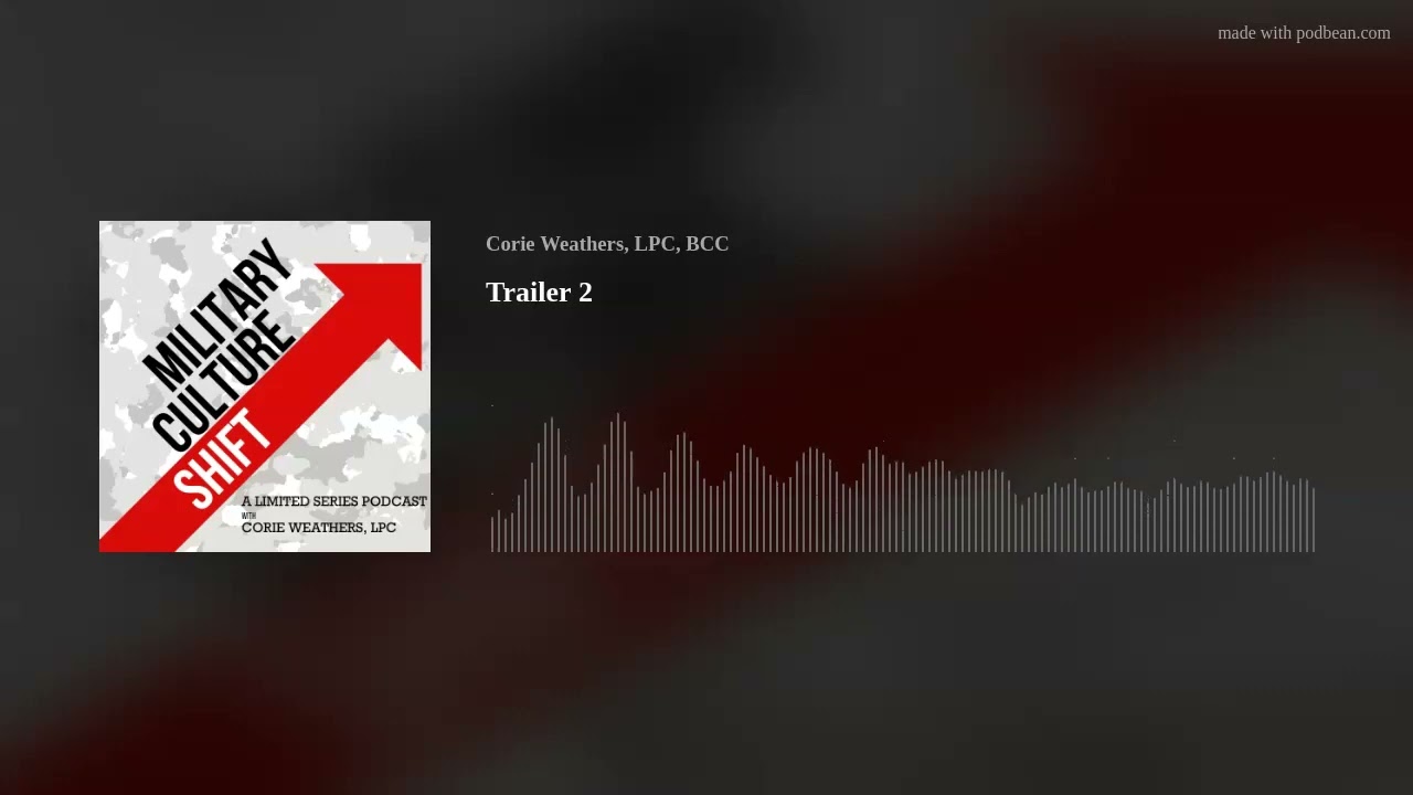 Trailer 2: Military Culture Shift Podcast Launches Feb 15th, 2024