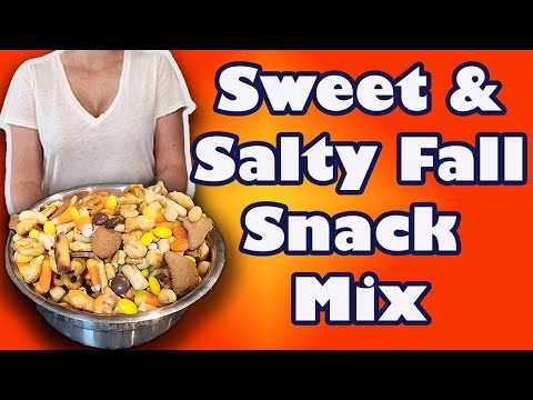 The Easiest Fall Snack Mix 🍁 Sweet + Salty Perfection