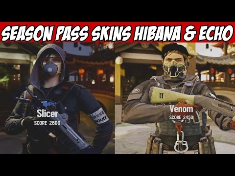 Echo & Hibana Season Pass SKINS - Rainbow Six Siege Operation Red Crow Season 4