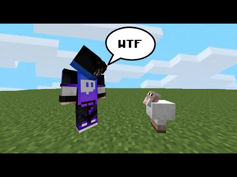 CapultaNT - Minecraft, But The Textures Are Cursed... #Shorts #minecraft
