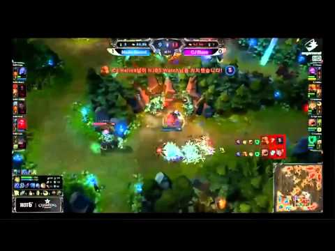 Incredible play by Flame! CJ Entus Blaze vs Najin Black Sword