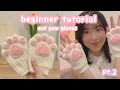 crochet cat paw fingerless gloves 🐾 pt.2 | beginner-friendly crochet tutorial