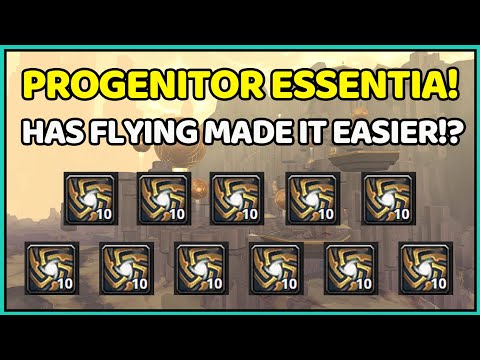 The BEST Progenitor Essentia Farm NOW WITH FLYING! - 9 Hour Results! | Shadowlands Goldmaking