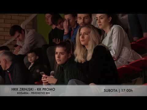 RTV HB | HKK Zrinjski - KK Promo, najava