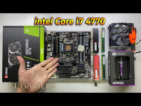 intel Core i7 4770 GIGABYTE GA-H87M-D3H GTX650Ti Cooler Master HAF 912 Gaming PC Build