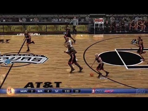 NBA 2K7 PlayStation 3 Gameplay - Courtside Action