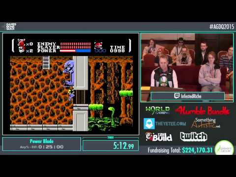 Power Blade by InfestedRiche in 17:56 - AGDQ2015 - Part 45