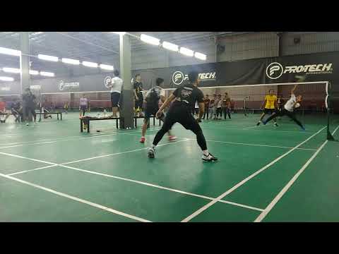 Badminton Men's Double - Frendly Match (Team Abu) Raushan / Bang Chik Vs (MuhibbahTeam) Jojo / Azmir
