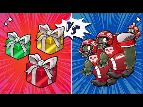 Random 35 Team 05 plants VS 2 Olive Giant Zombies - Who Will Win?