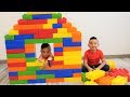 Giant Color Toy Building Blocks House Pretend Play Fun CKN