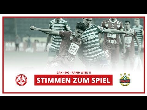 Stimmen zum Spiel: GAK 1902 - Rapid Wien II