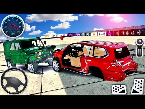 Real Car Crash Demolition Derby 3D - Extreme Car Sport Bugatti Racing - Android GamePlay