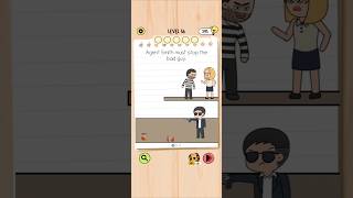 Brain Test 5 Level 56: Agent Smith must stop the bad guy Walkthrough