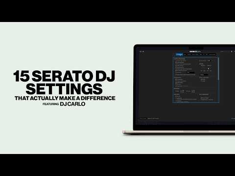 the CORRECT Serato DJ Settings for BETTER DJing