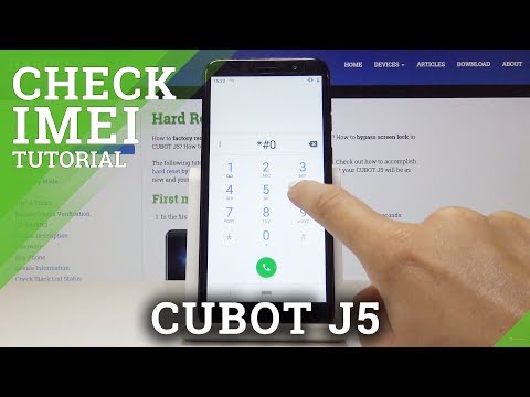 Check IMEI Number in CUBOT J5 - Find Serial Number