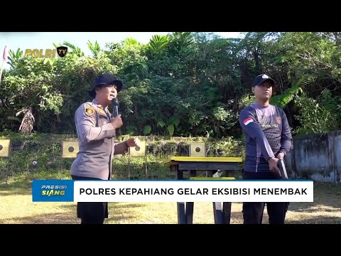 POLRES KEPAHIANG LAKUKAN EKSIBISI MENEMBAK PERINGATI HARI BHAYANGKARA KE-79