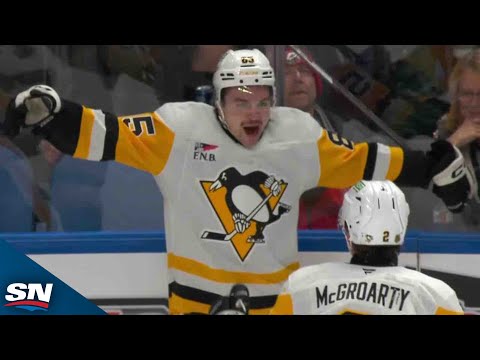 Penguins’ Hayes scores first career goal with blocker-side finish on Lyon
