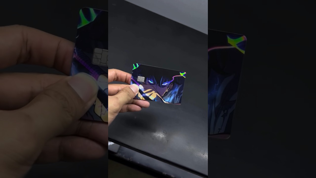 ATM Card Anime Skin Cover #ytshorts #youtube #reels #viralshort #shorts #anime #skin #technology
