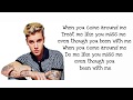 Justin Bieber Come Around Me Lyrics