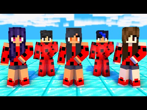 MONSTER SCHOOL : SIMPLE DIMPLE LADYBUG APHMAU AND FRIENDS - MINECRAFT ANIMATION