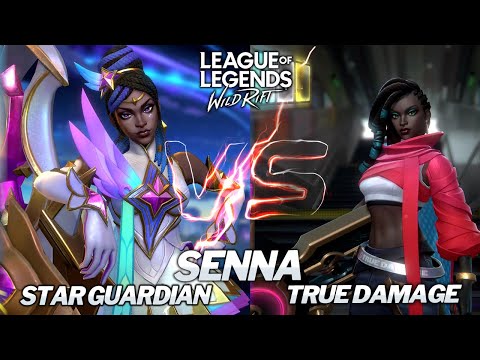 Star Guardian Senna VS True Damage Senna ( Skins Comparison ) Wild Rift