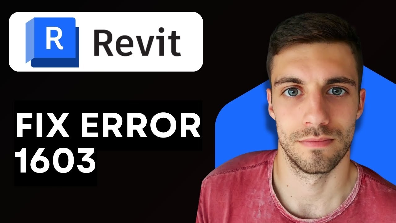 How to Fix Error 1603 in Revit 2026 (Update!!!)