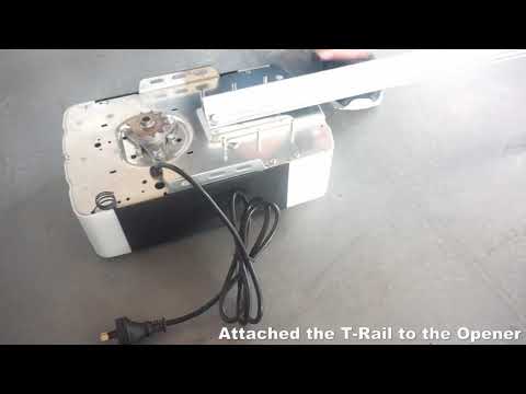 T rail  3 parts assembly instruction guide