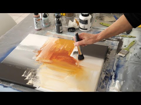 Viral painting/Abstrakte malerei/Demo Peinture abstraite/Abstract Art /Pintura abstracta