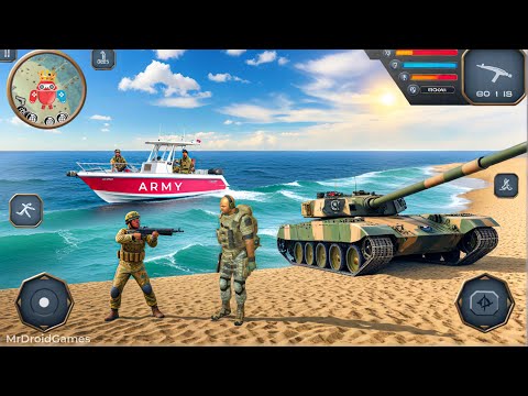Retired Army Officer Simulator - Military Tank and Helicopter #3 - Android Gameplay